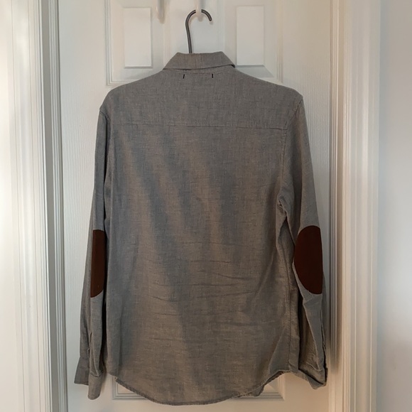 Zara Button Down Elbow Patches - Picture 2 of 3